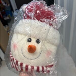 Snowman Christmas tree topper (NWT)